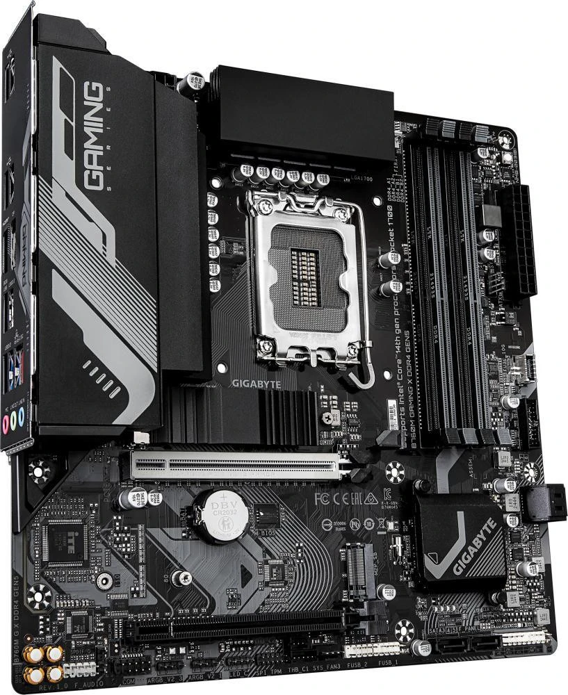 Материнська плата GIGABYTE B760M GAMING X DDR4 GEN5 (UA) Бренд: GIGABYTE; Тип роз'єму CPU: Socket