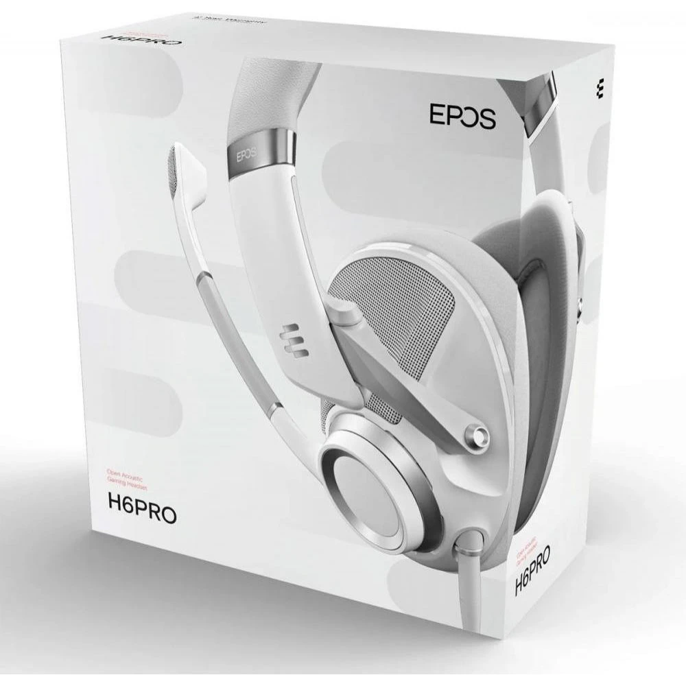 Навушники з мікрофоном EPOS H6 PRO Open Ghost White (1000971) (UA)