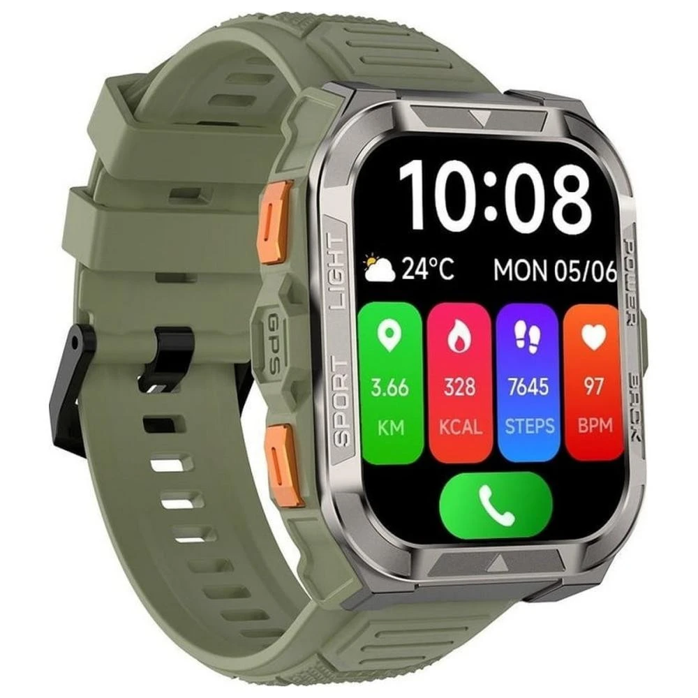 Смарт-годинники Blackview W80 Pro Green (6931548324072) (UA) Бренд: Blackview; Лінійка: W80 Pro; iOS: є;