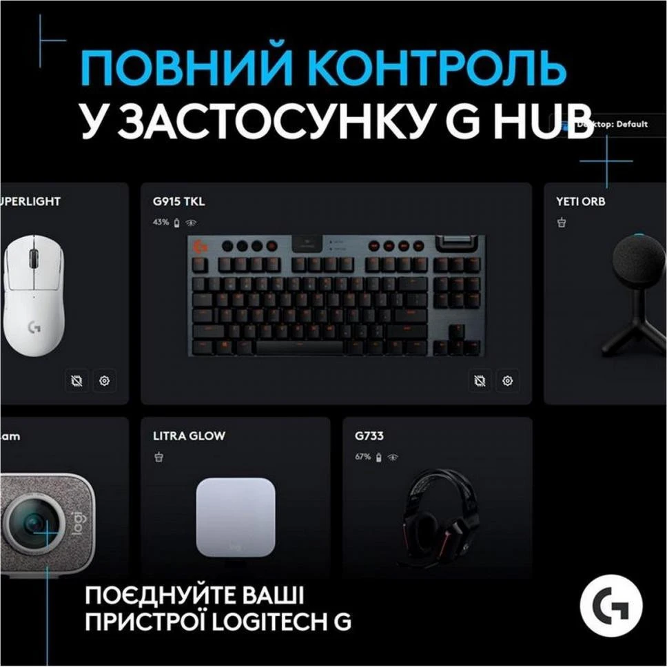 Logitech Yeti ORB RGB Black (988-000551)