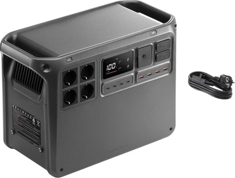 Зарядна станція DJI Power 2000 (DYM2000H) Бренд: DJI; Розетка AC 230В: 4; USB Type-C: 4;