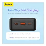 Baseus Airpow 30000mAh 20W PD/3.0, QC/3.0, black (PPQD090101) (UA)