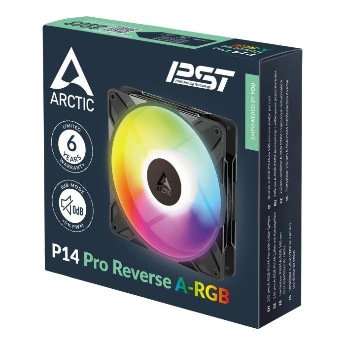 Кулер для корпусу Arctic P14 PRO REVERSE A-RG (ACFAN00327A) (UA) Кількість вентиляторів: 3;