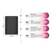 TheGeneral 10000mah Hardeol, QC/3.0/18W (40012419-01) (UA)