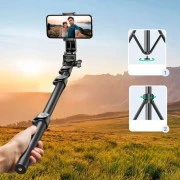 UGREEN LP680 Selfie Stick Tripod with Bluetooth Remote Black (15609) (UA)