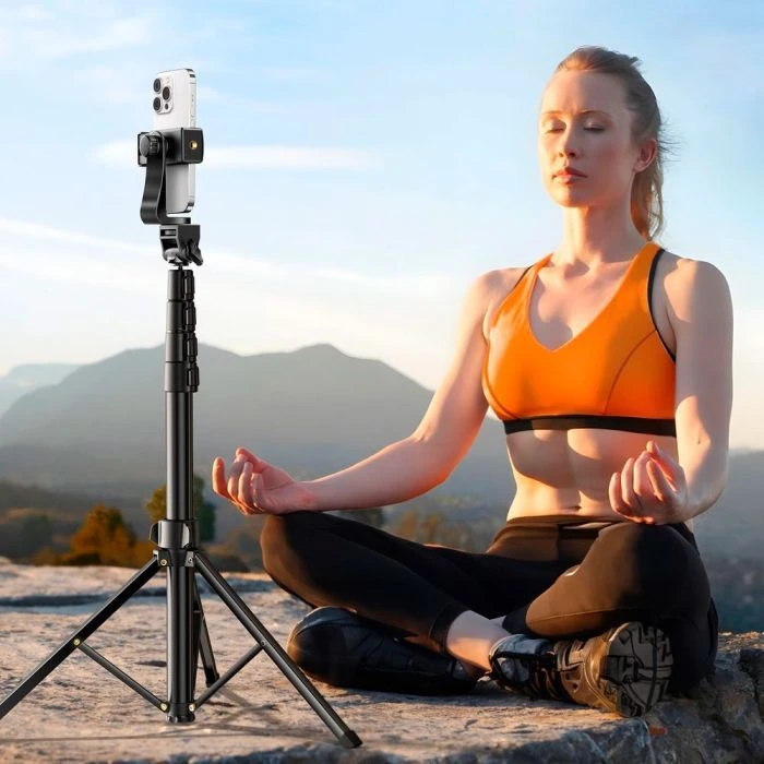 UGREEN LP680 Selfie Stick Tripod with Bluetooth Remote Black (15609) (UA)