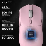 Ajazz AJ139 V2 MC Wireless/Bluetooth/USB Pink (AJ139-V2-MC-Pink) (UA)