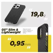 Чехол для мобильного телефона Armorstandart LikeCarbon MagCase Apple iPhone 16 Pro Black (ARM80094) (UA)