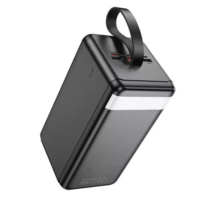 HOCO 90000mAh Element PD/20W, QC/FCP/SCP/AFC/22.5W, LCD, LED Lamp Black (J123D / 714778) (UA)