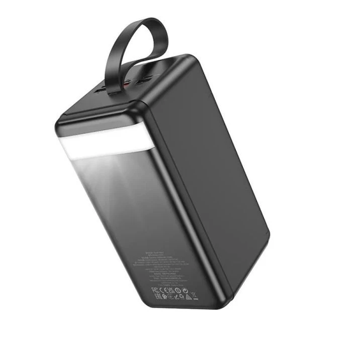 HOCO 90000mAh Element PD/20W, QC/FCP/SCP/AFC/22.5W, LCD, LED Lamp Black (J123D / 714778) (UA)