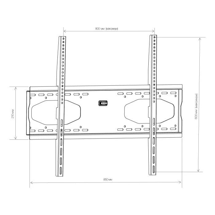 Кронштейн Vinga TM10-8651 (UA) Назначение: для телевизора; Тип:
