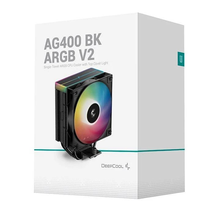 Кулер для процессора Deepcool AG400 BK ARGB V2 (UA)