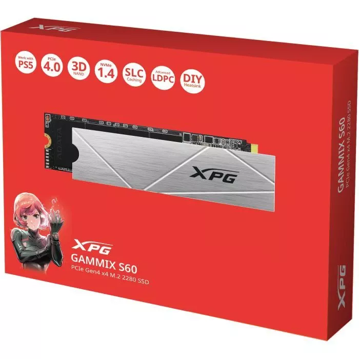 M.2 2280 512GB XPG GAMMIX S60 ADATA (AGAMMIXS60-512G-CS) (UA)