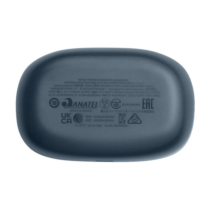 Наушники JBL Endurance Peak 3 Blue (JBLENDURPEAK3BLU) (UA)