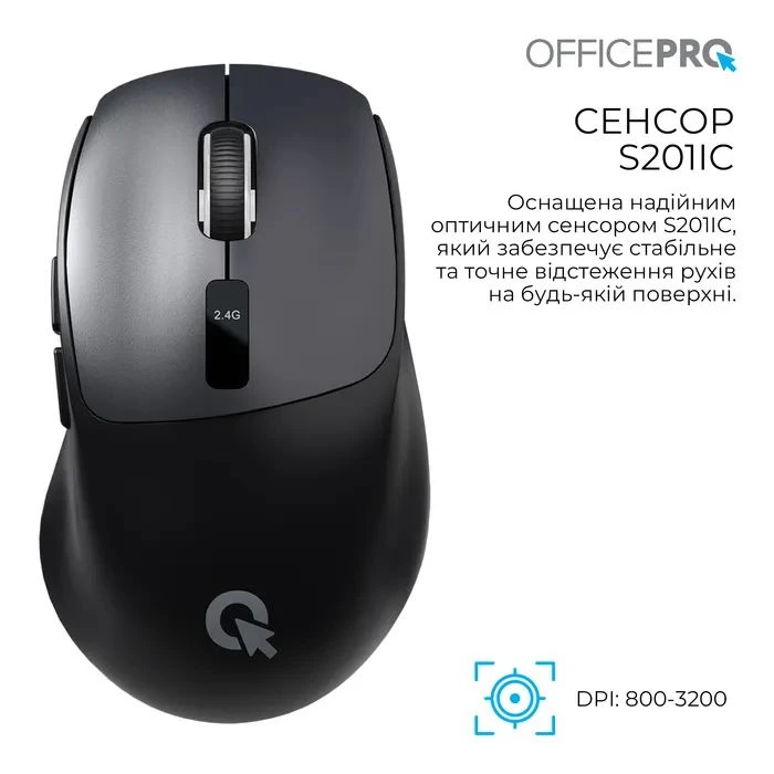 OfficePro M398B Wireless/Bluetooth Black (M398B) (UA)