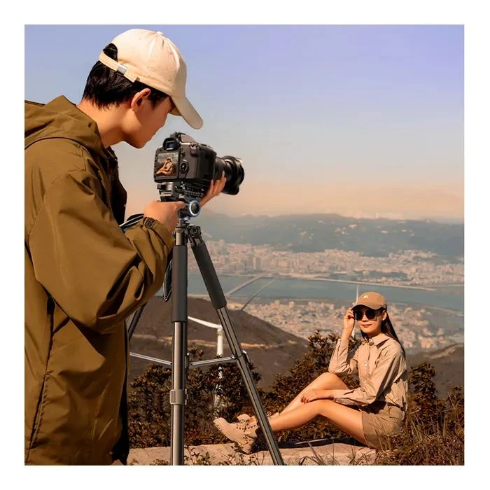 RTAKO VT-990S 1.9M HEXAGONAL PHOTOGRAPHY TRIPOD Black (6942063201724) (UA)