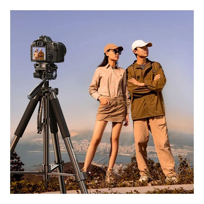 RTAKO VT-990S 1.9M HEXAGONAL PHOTOGRAPHY TRIPOD Black (6942063201724) (UA)