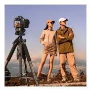 RTAKO VT-990S 1.9M HEXAGONAL PHOTOGRAPHY TRIPOD Black (6942063201724) (UA)