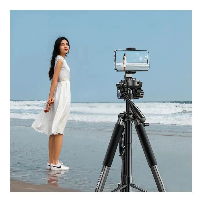 RTAKO VT-990S 1.9M HEXAGONAL PHOTOGRAPHY TRIPOD Black (6942063201724) (UA)