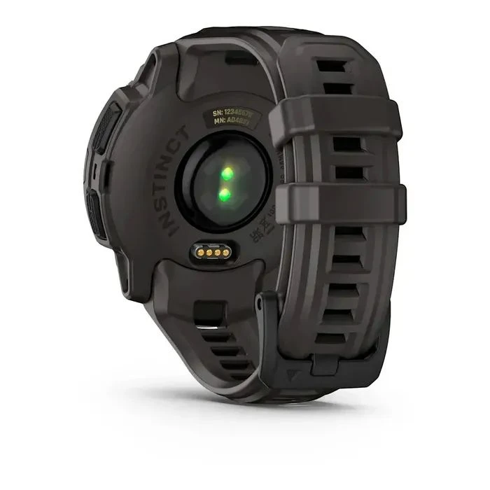 Смарт-часы Garmin Instinct E, 45 mm, Black Bezel with Charcoal Band, GPS смарт-годинник (010-02933-00) (UA)