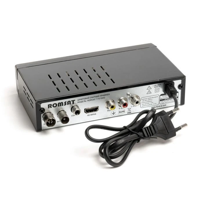 ТВ тюнер Romsat DVB-T2, металл (T7070HD) (UA)