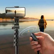 UGREEN LP680 Selfie Stick Tripod with Bluetooth Remote Black (15609) (UA)