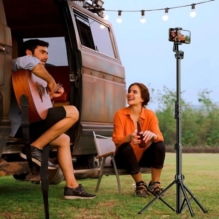 UGREEN LP680 Selfie Stick Tripod with Bluetooth Remote Black (15609) (UA)