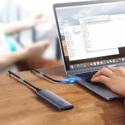 Внешний карман Ugreen для SSD M.2 (NVMe) M-Key 3.1 Gen2 CM400 Gray (10902) (UA)