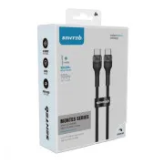 Кабель Senteo ST-01 Montes series Type-C to Type-C 100W 1m Black (4262392220213)