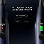 Электрическая зубная щетка Oclean X Plus Pro Digital Blue (6970810556186)