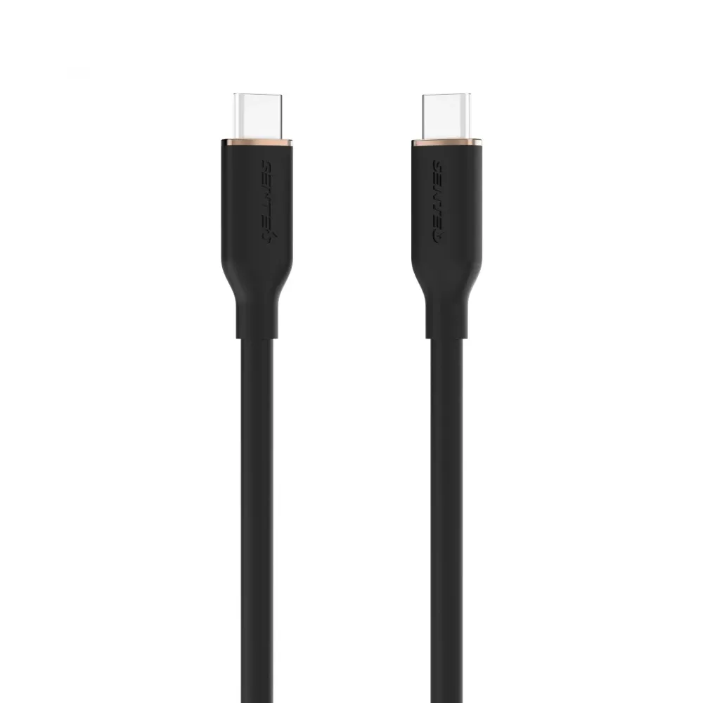Кабель Senteo SL-01 Silicone Type-C to Type-C 100W 1m Black (4262392220121)