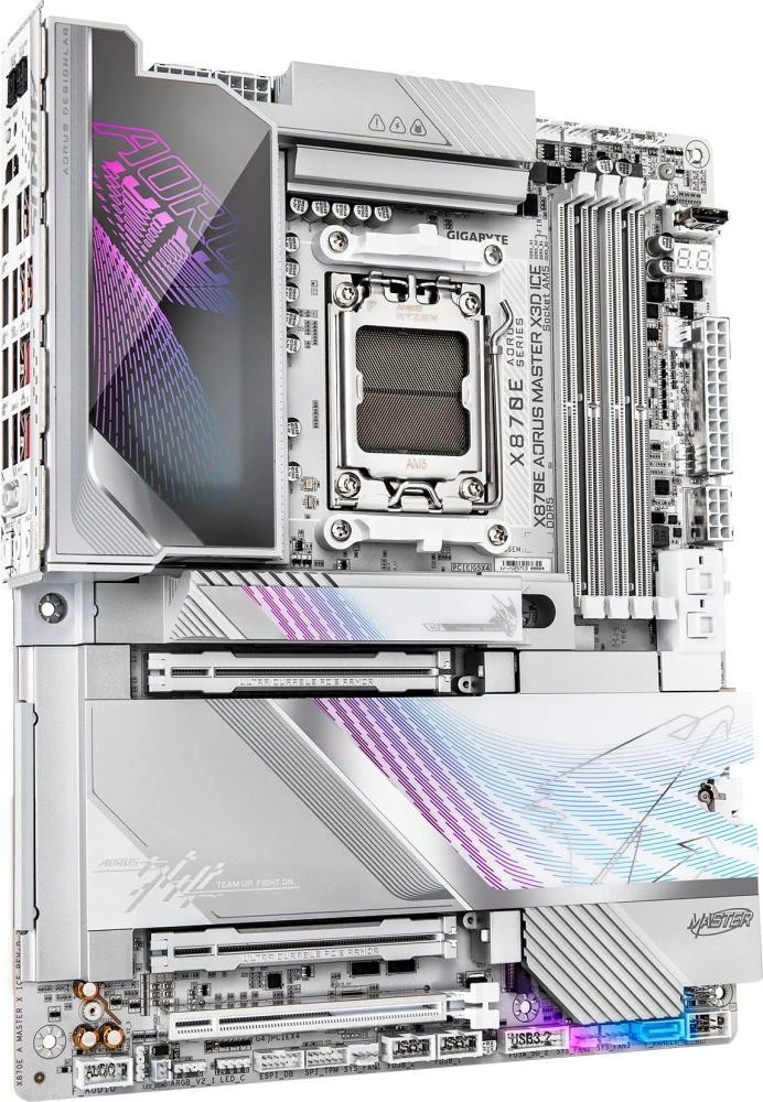 GIGABYTE X870E AORUS MASTER X3D ICE (UA) Бренд: GIGABYTE; Тип разъема CPU: Socket