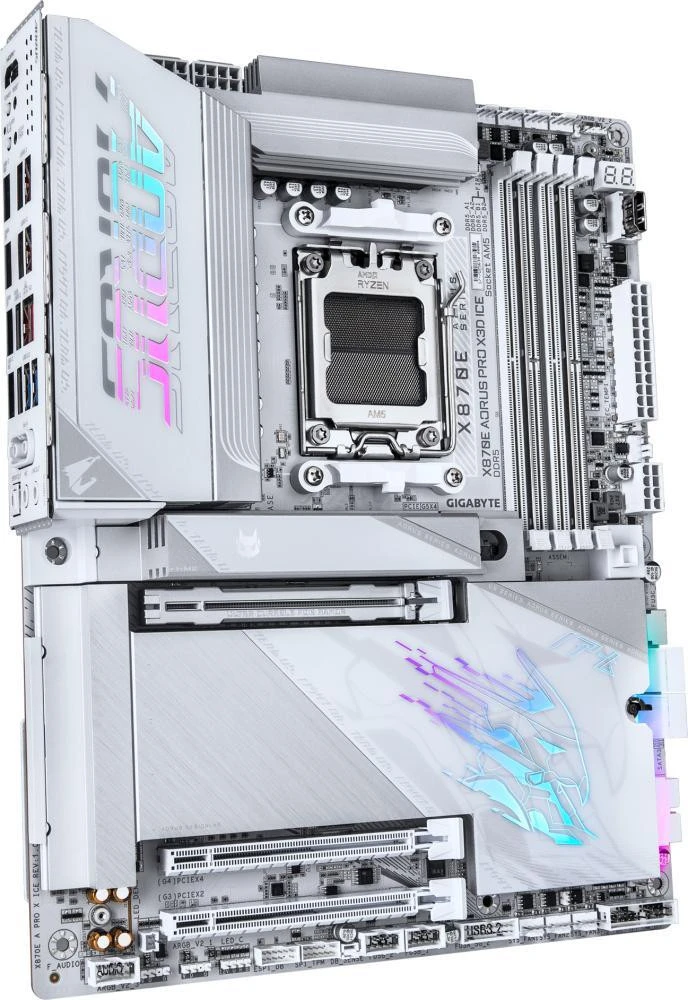 GIGABYTE X870E AORUS PRO X3D ICE (UA) Бренд: GIGABYTE; Тип разъема CPU: Socket