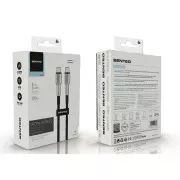 Кабель SENTEO SM-03 Iron series 100W Type-C to Type-C 2m Black