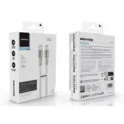 Кабель SENTEO SM-03 Iron series 60W Type-C to Type-C 1m White