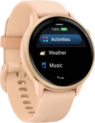 Смарт-годинники Garmin Vivoactive 6 Metallic Pink Dawn з Pink Dawn Band (010-02985-03/43)