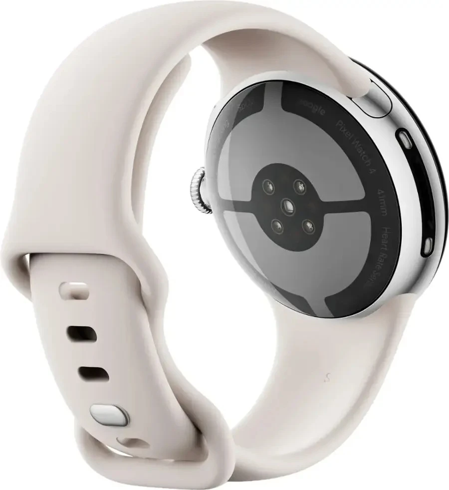 Смарт-часы Google Pixel Watch 4 41mm Wi-Fi Polished Silver Aluminum case / Porcelain Active Band