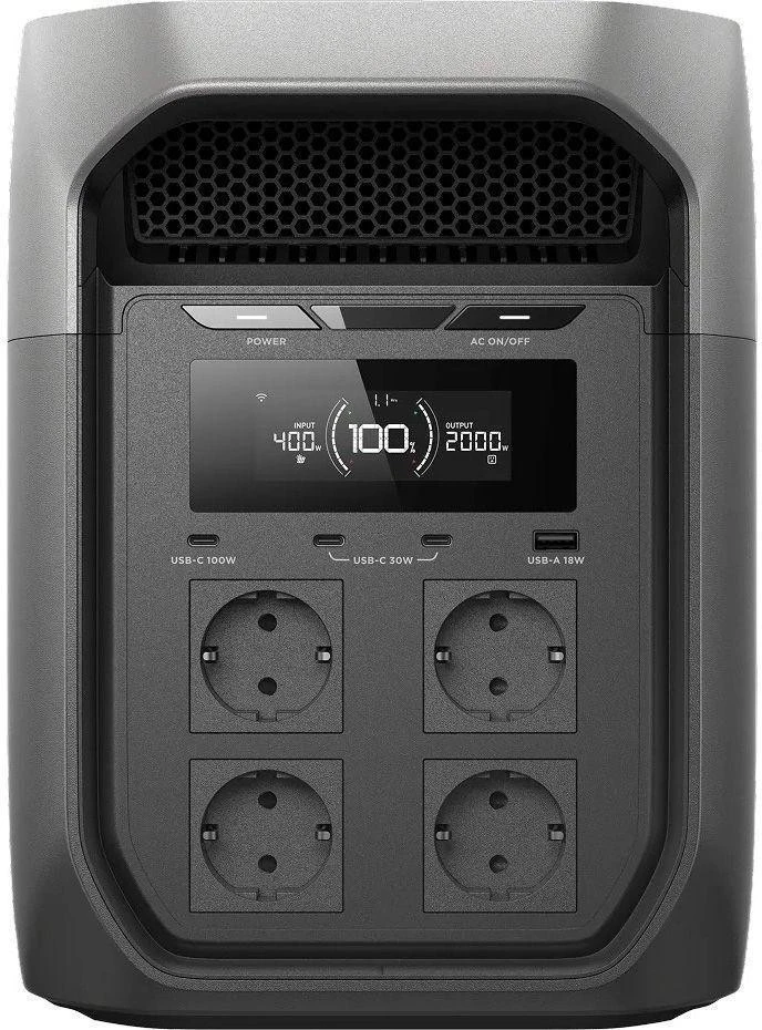 Зарядна станція EcoFlow DELTA 3 Max (FD3M-G-EU-CBOX) Бренд: EcoFlow; Розетка AC 230В: 4; USB