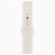 Apple Watch Series 11 GPS 46mm Silver Aluminium Case with Starlight Sport Band M/L (MEWC4+MXM73)