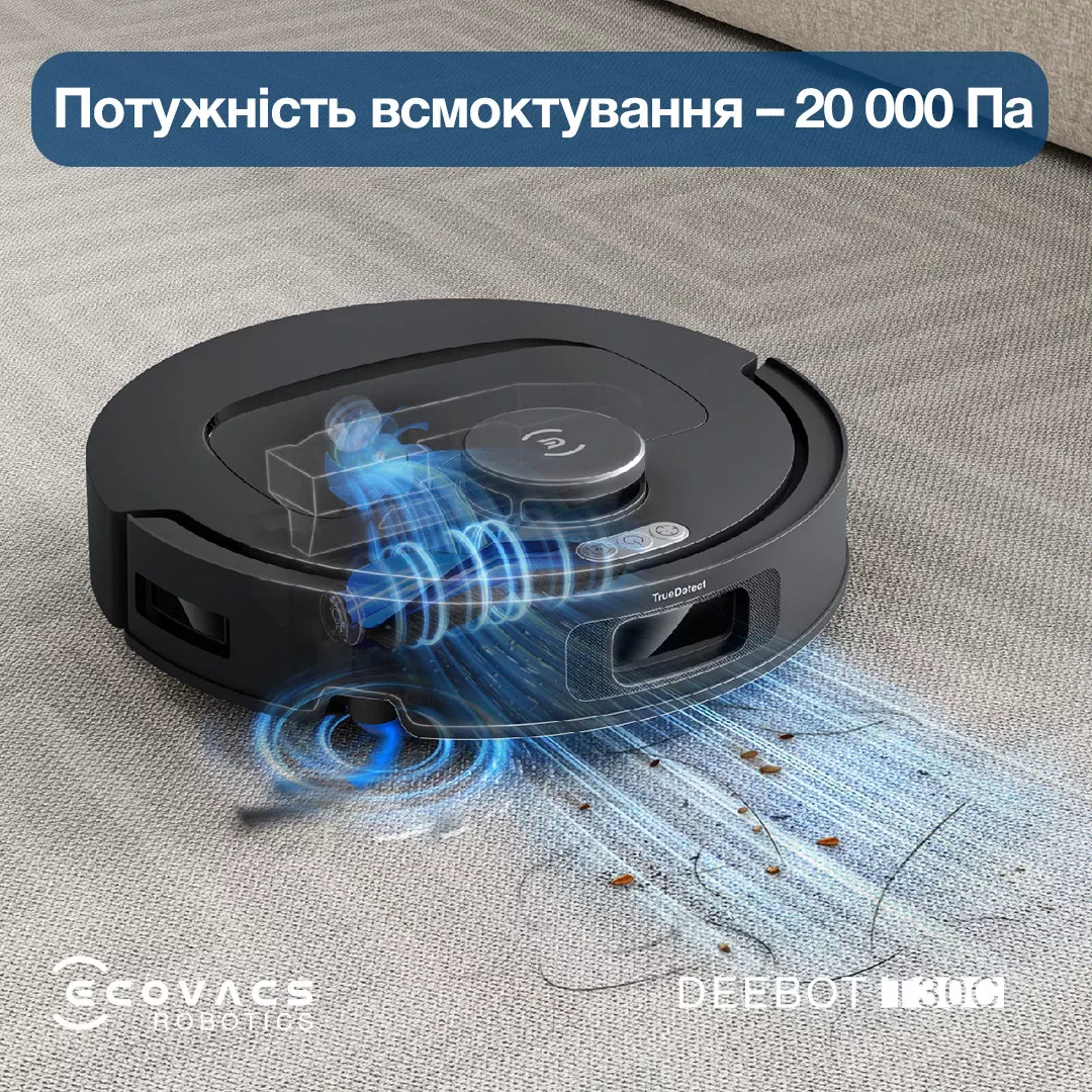 ECOVACS Deebot T30C Black (DLX71 BLACK) Бренд: ECOVACS; Тип покриттів: