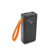 ACL 30000mAh, Solar, 22.5W, cables Type-C + Lighting, Black (ACL PW-141) (UA)