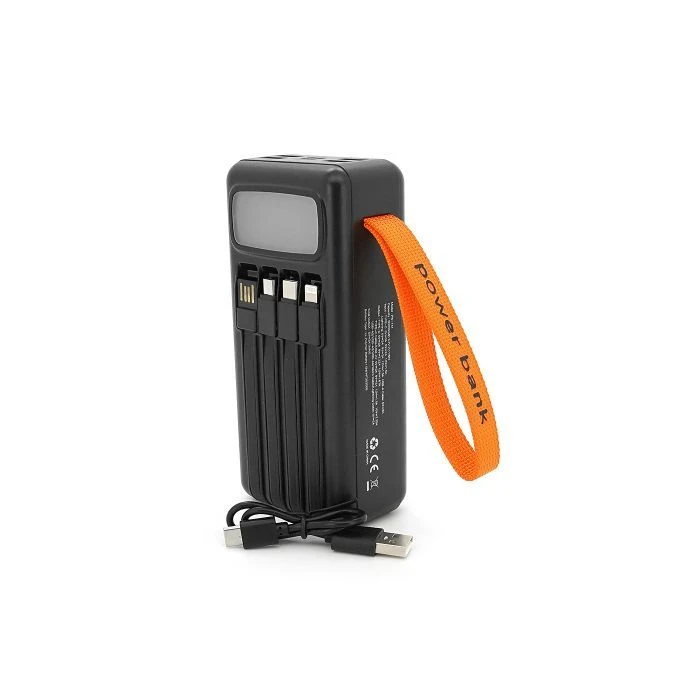ACL 30000mAh, Solar, 22.5W, cables Type-C + Lighting, Black (ACL PW-141) (UA)
