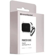 Чехол для наушников Armorstandart Panzer для Apple Airpods Pro 3 White (ARM88290) (UA)