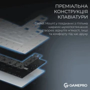 GamePro Asgard Valhalla Pro Rainy Switch Bluetooth/2.4G/USB USB White with display (MK160W-D-Pro) (UA)