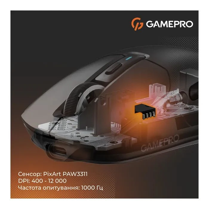 GamePro Genesis Airmaster Wireless/Bluetooth/USB Black (GM167B) (UA)