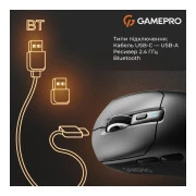 GamePro Genesis Airmaster Wireless/Bluetooth/USB Black (GM167B) (UA)