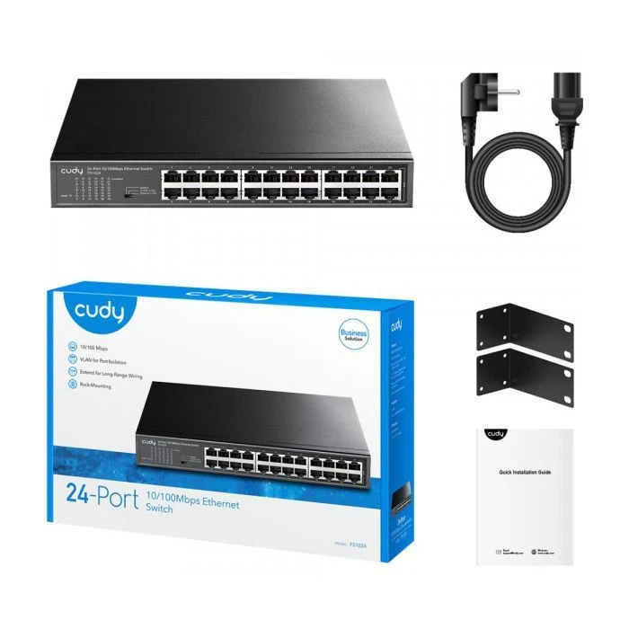Комутатор мережевий Cudy FS1024 (UA)