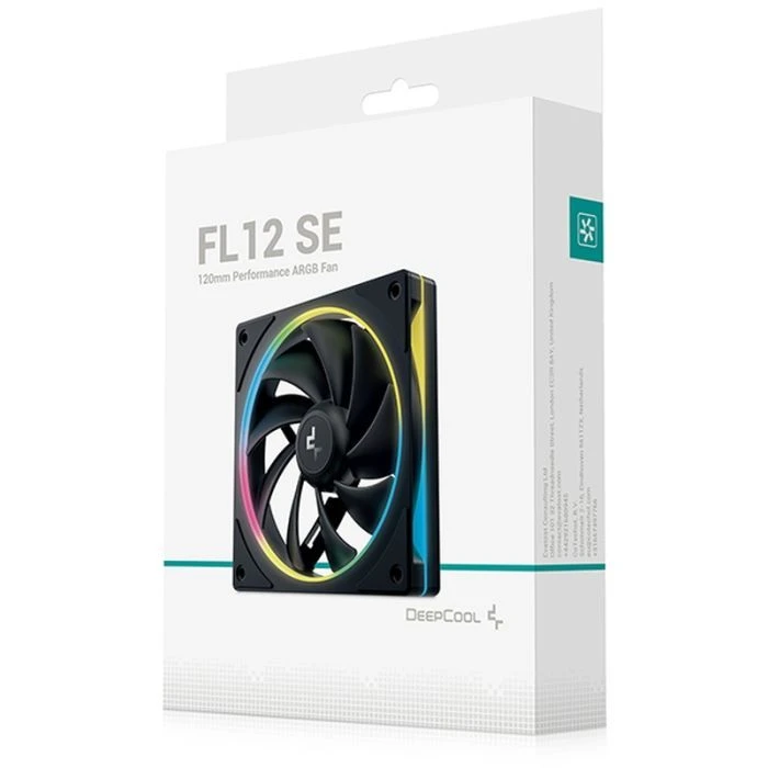 Кулер для корпусу Deepcool FL12SE 120x120x25мм, HB, 4001900 RPM10, (FL12 SE) (UA) Кількість вентиляторів: 1;