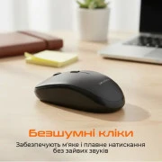Meetion BTM100 Wireless/Bluetooth/USB Black (MT-BTM100-A) (UA)