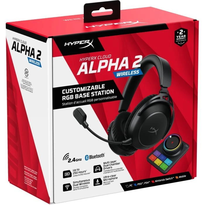 Наушники HyperX Cloud Alpha 2 Wireless Black (AJ5C7AA) (UA)